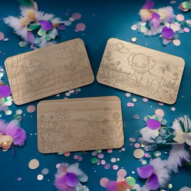 NOVINKA! Dřevěné omalovánky – zábava, která něco vydrží! Stačí pastelky a tvoření může začít. Vyrobili jsme je z...